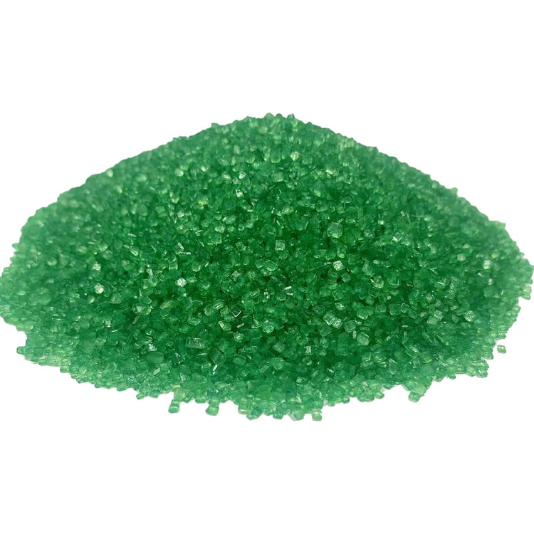 Green Sanding Sugar for Baking Edible Sparkling Coarse Sugar Crystals Sprinkles for Baking Topping Cake Cookie Cupcake Topper Ice Cream Decoration Supplies 3.2 OZ