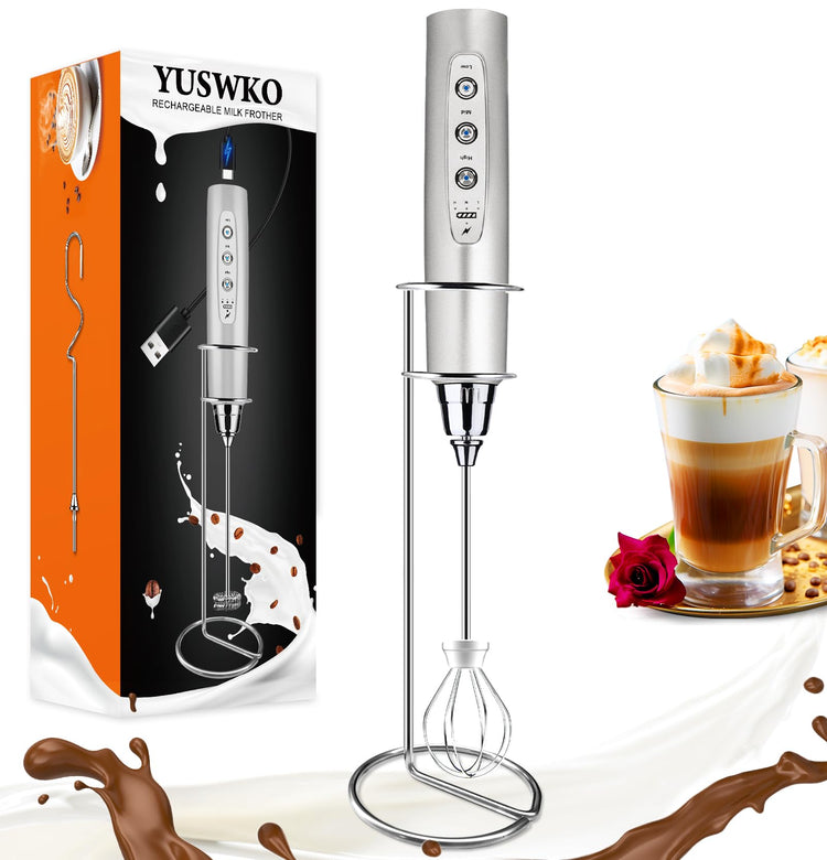Handheld Milk Frother Wand for Coffee