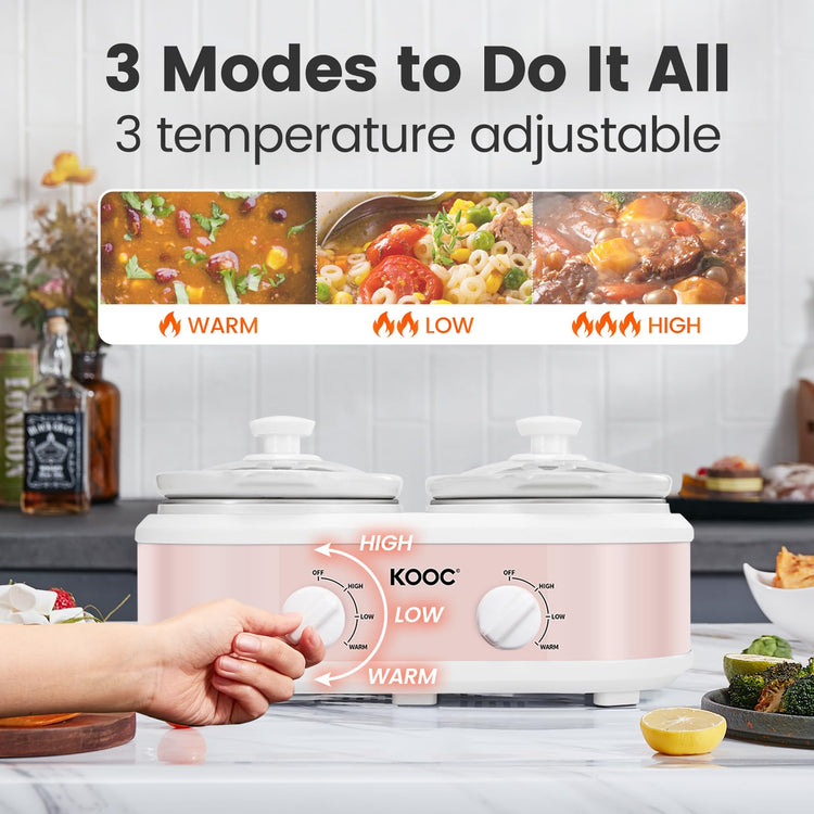 Double Small Slow Cooker