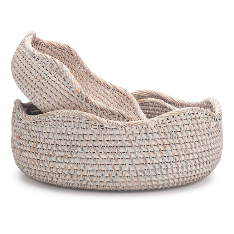 Rattan Bread Basket (3 Count)