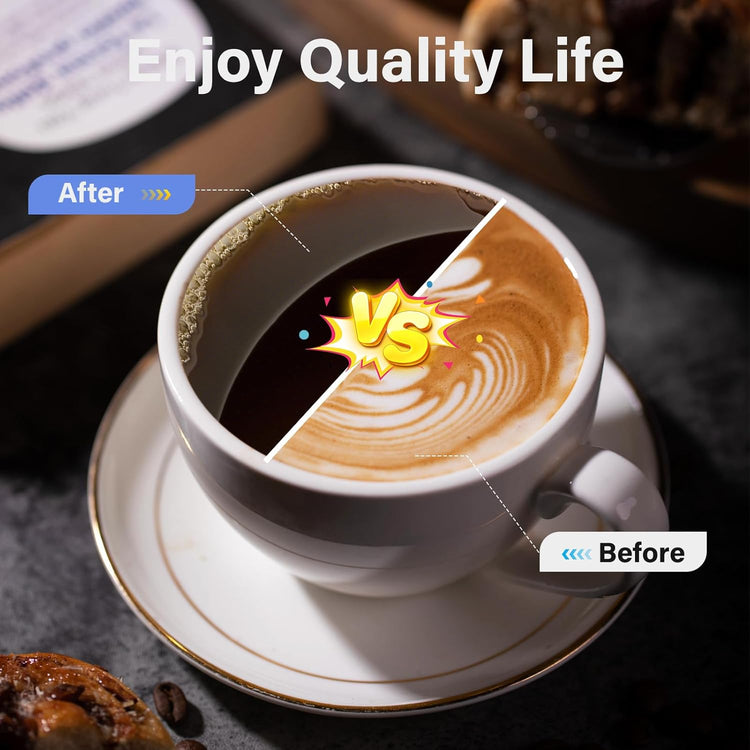 Coffee Filter Compatible with Philips AquaClean Coffee Machines, CA6903 Aqua Clean Calc and Water Filter,Reduces Formation of Limescale(2 Pack)