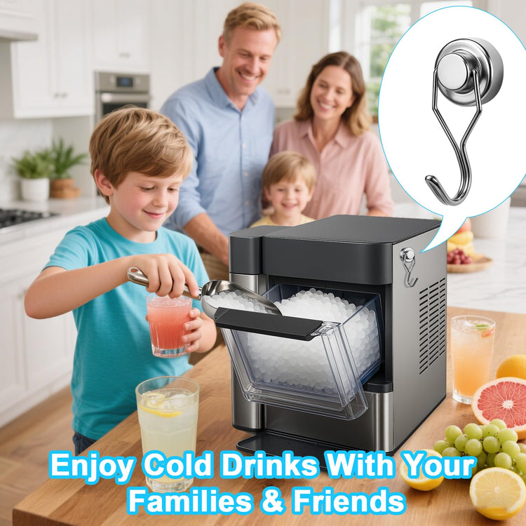 Stainless Steel Ice Scoop for Freezer with Magnetic Hook