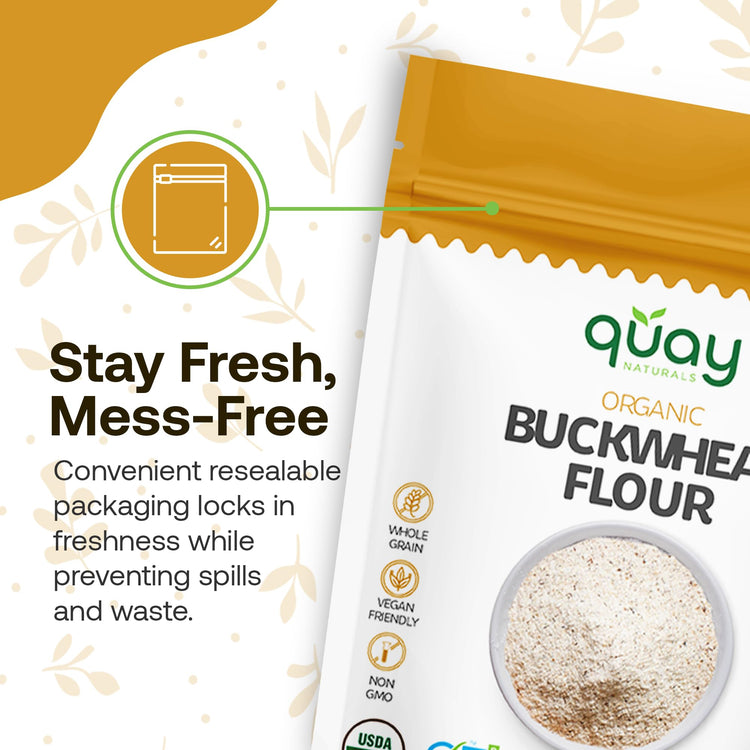 Organic Buckwheat Flour (32 Ounce)
