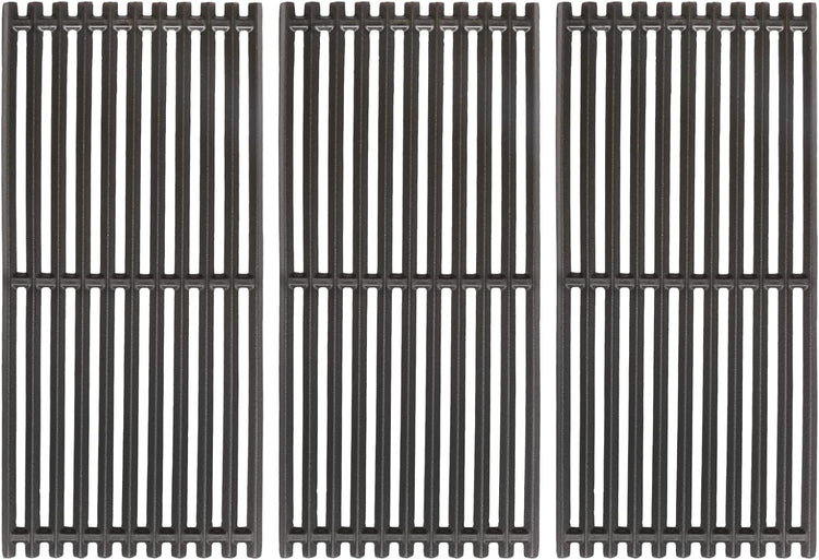 17" Cast Iron Grill Grates for Charbroil Commercial Infrared 463355220 463242516 463242515 466242615 463243016 463346017 466242616 463364824 3-Burner Parts for Charbroil Grill Grates G466-0025-W1A