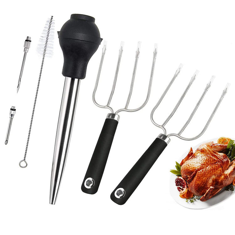Turkey Baster and Turkey Roast Lifters with Non (2 Count)