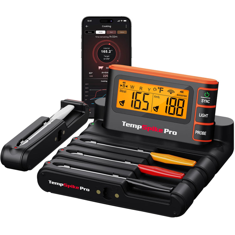 ThermoPro TempSpike Wireless Meat Thermometer Bluetooth (4 Count)