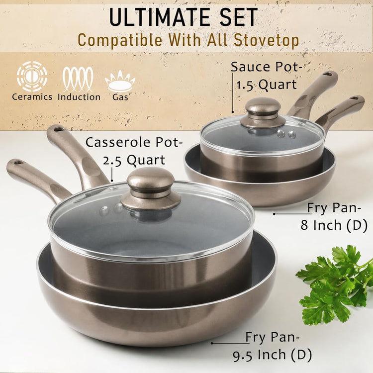 Pots and Pans Set Nonstick