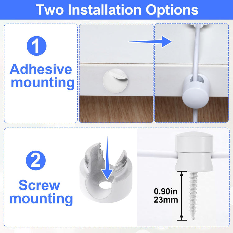 3 Sets Charger Holders for Cords (3 Count)