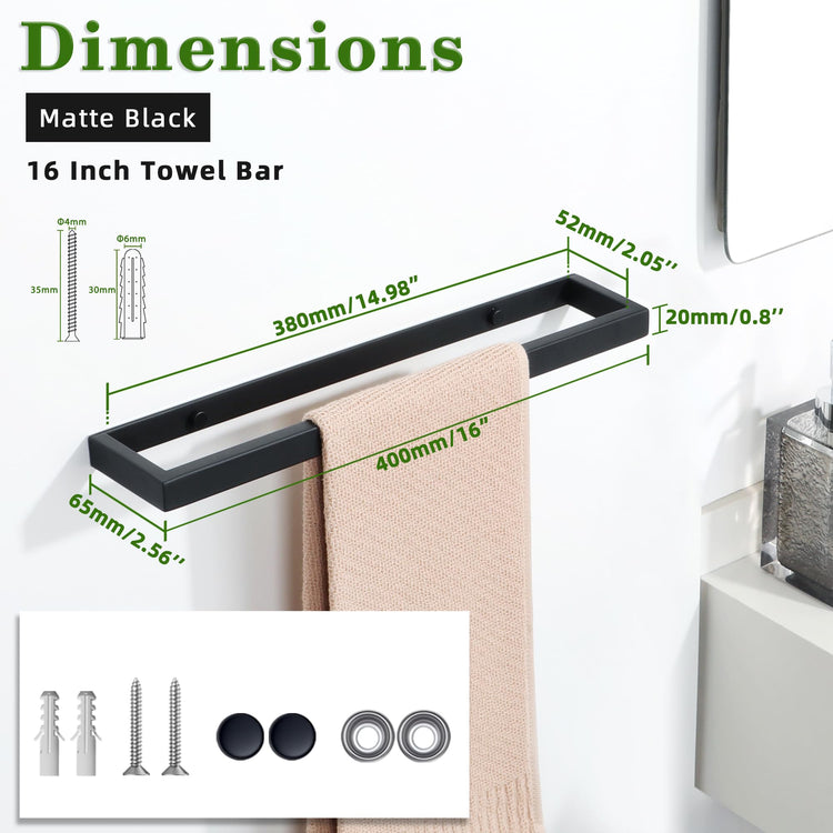16 Inch Towel Bar