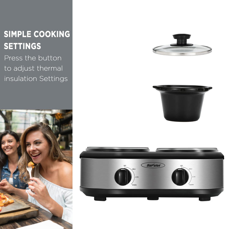 Dual Slow Cooker