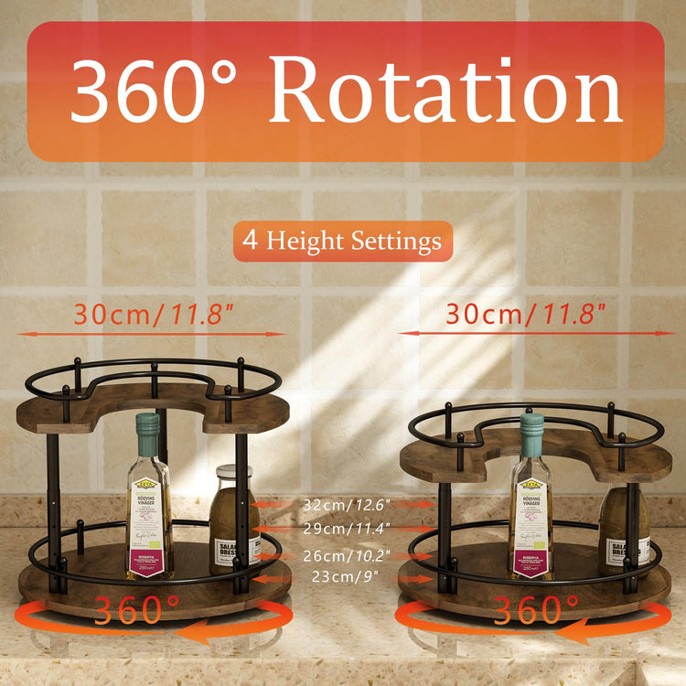 2 Tier Lazy Susan Organizer