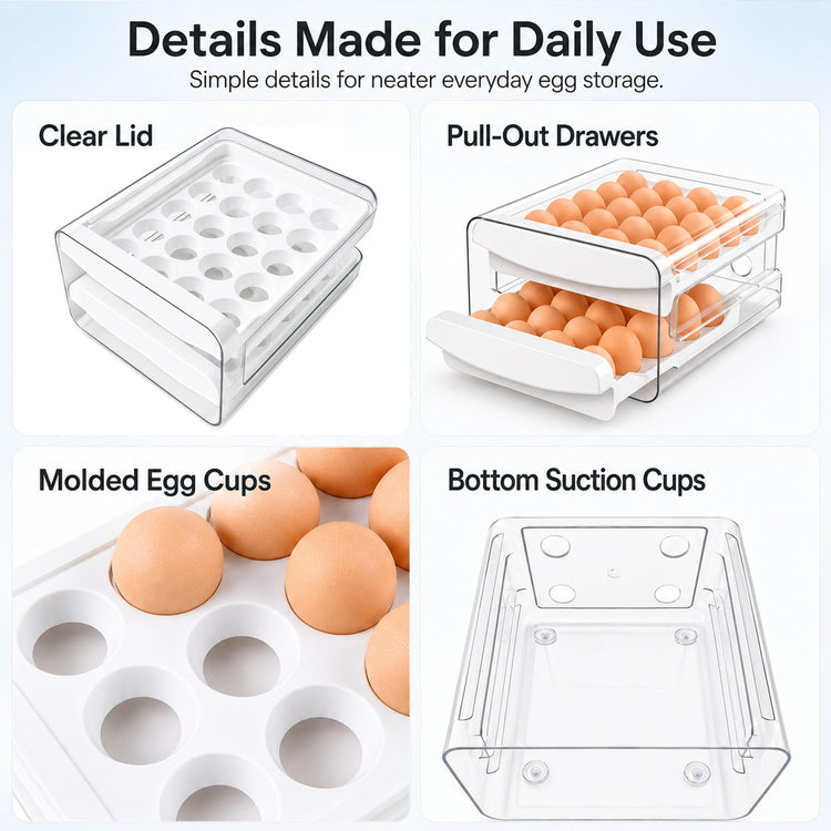 Egg Holder for Fridge
