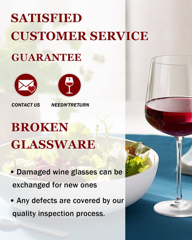 17 oz Lead Free Wine Glasses Set of 4 (4 Count)