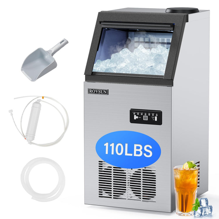 Stainless Steel Commercial Ice Maker Machine