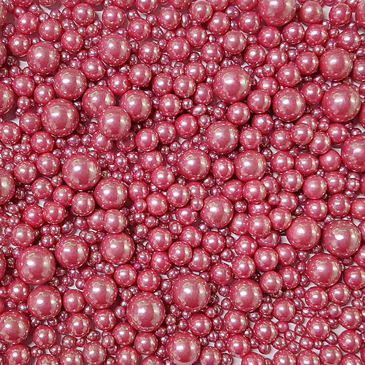 Edible Rose Gold Sugar Pearls Candy Sprinkles 120G (4.23 Ounce)
