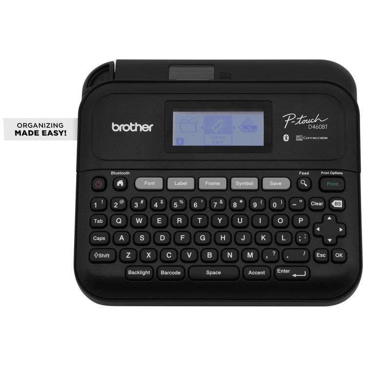 P-Touch PT-D460BT Business Expert Connected Label Maker | Connect and Create via Bluetooth® on TZe Label Tapes up to ~3/4 inch, White
