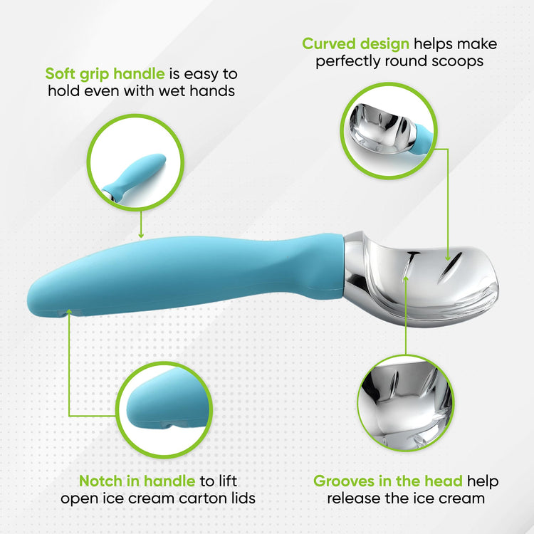 Heavy Duty Metal Ice Cream Scooper (2 Count)