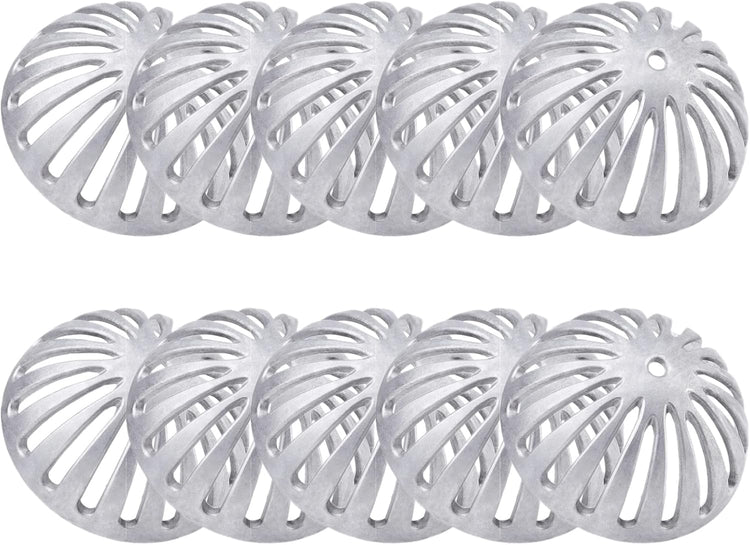 Floor Sink Strainer, Floor Drain Strainer, Heavy Duty Aluminum Dome Drain Cover, Floor Drain Cover for Restaurant, Home, Garden, Kitchen, Bar, Buffet or Food Service 5-1/2" W x 2-1/4"H(10PCS)