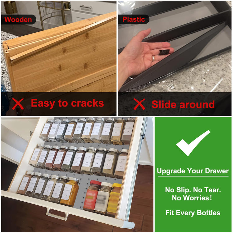 Spice Drawer Organizer Insert