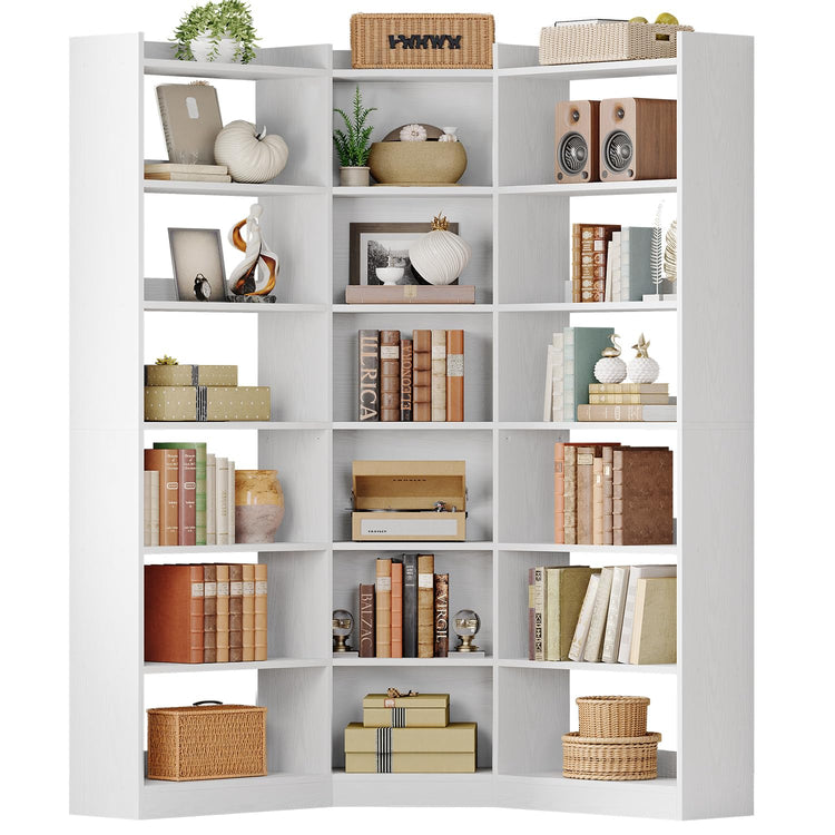 Corner Bookshelf (7 Count)