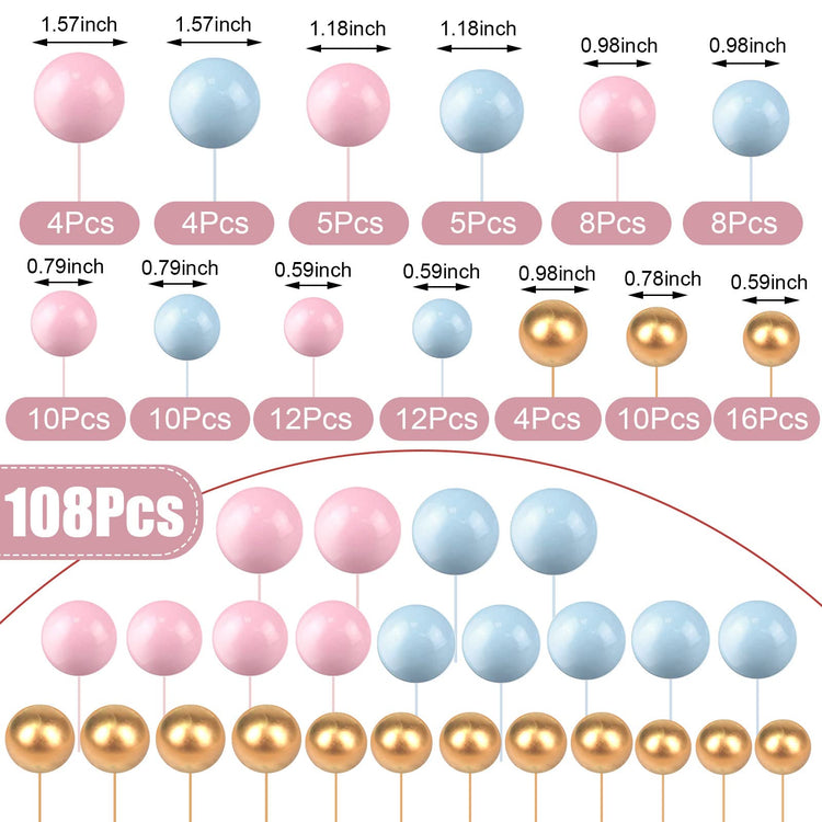 Balls Cake Topper