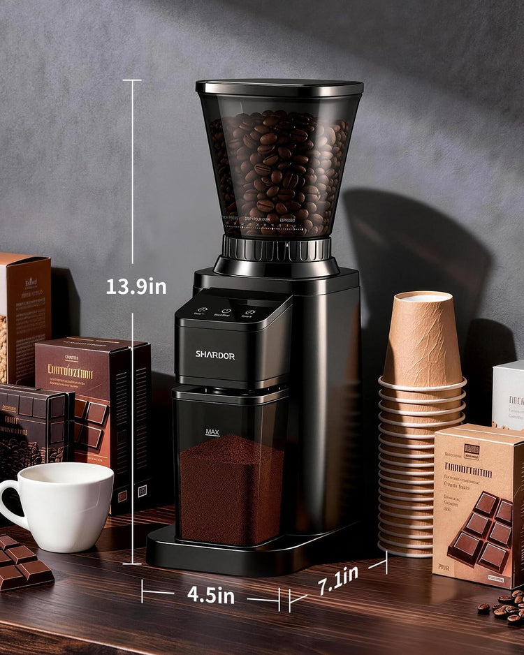 Professional Conical Burr Coffee Grinder