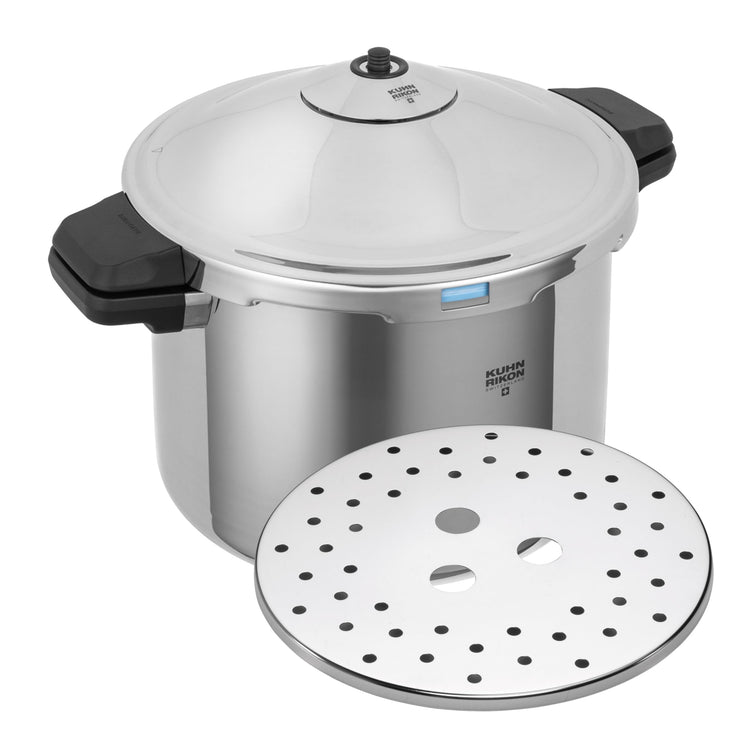 DUROMATIC® Pressure Cooker 11” 8.45 qt family of 6 wide base for better braising