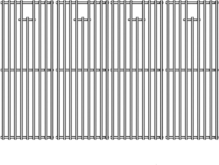 Stainless Steel Cooking Grill Grates Replacement for 16517 Bull BBQ Angus, Brahma, Lonstar Select, Outlaw Steer Premium, Lonestar Select, 7 Burner Premium, 19.25" x 30"