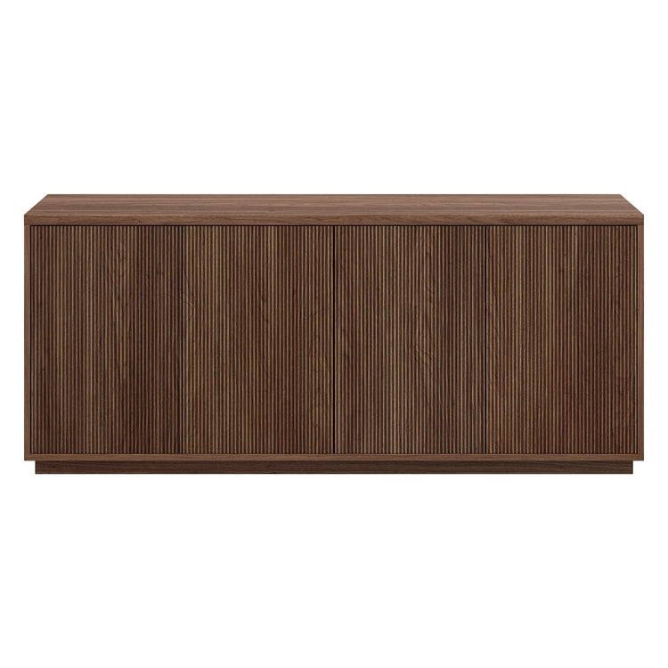 68" Fluted Modern Sideboard Buffet Cabinet