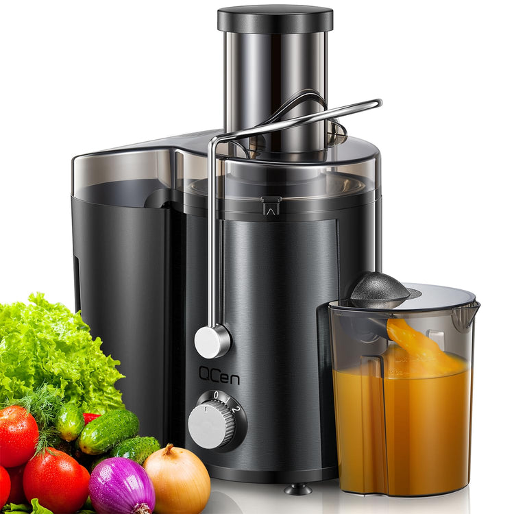 Juicer Machine 800W Centrifugal Juicer with Wide Mouth Feed Chute