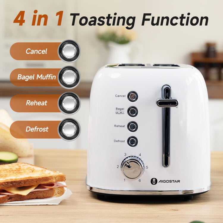 Retro 2 Slice Toaster