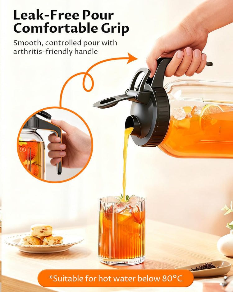 64oz Mason Jar Pitcher