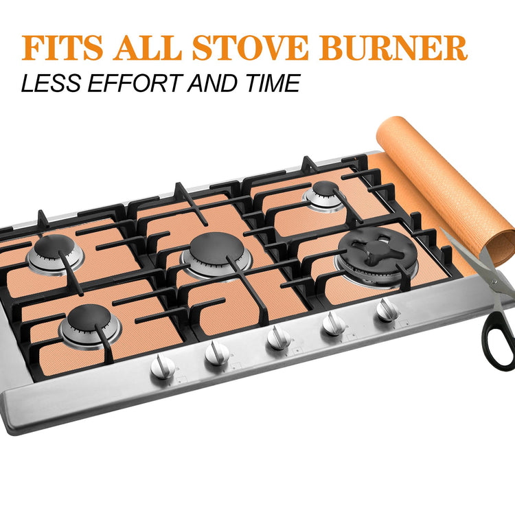 75 Inch Roll Reusable Copper Oven Liners for Bottom of Oven