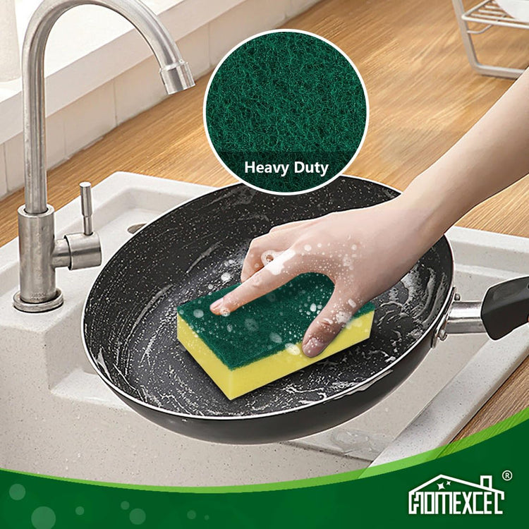 Heavy Duty Scrub Sponges Kitchen 60 Count