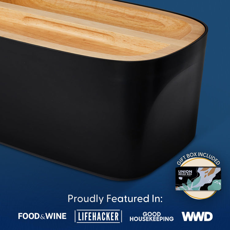 Sonder LA Union Bread Box with Wood Lid
