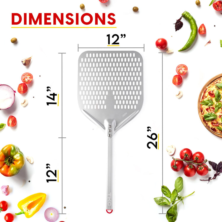 Perforated Pizza Peel 12 Inch