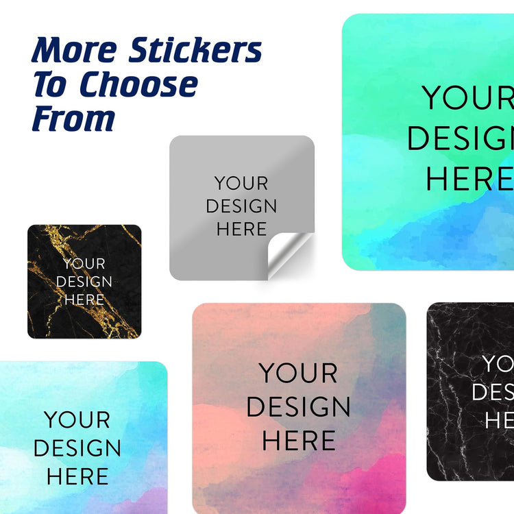 Custom Vinyl Stickers Your Image (100 Count)