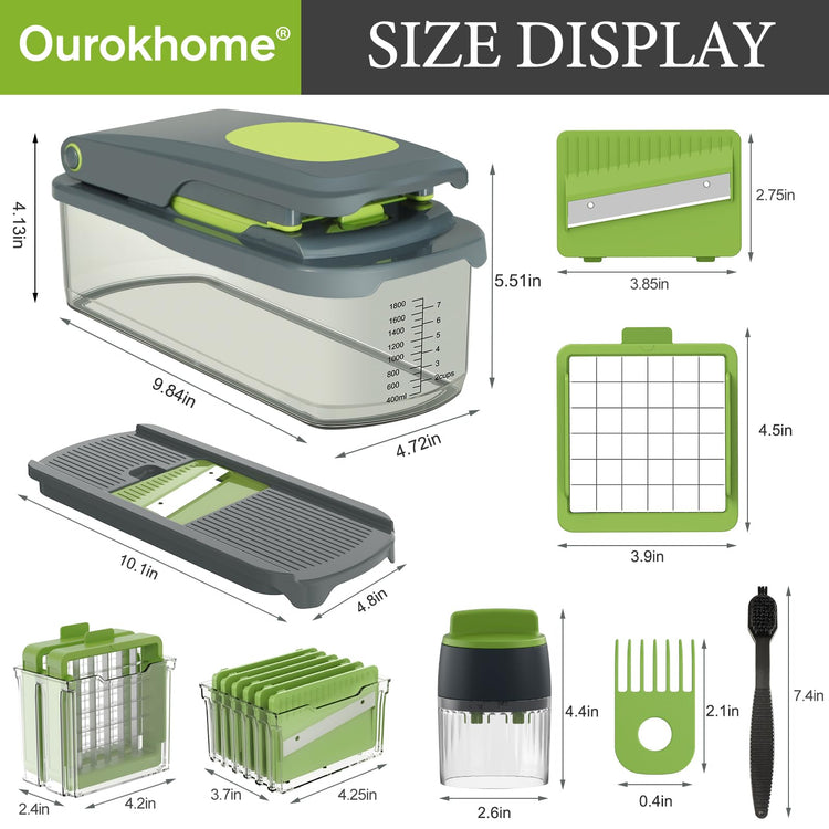 Veggie Chopper and Dicer with Container (12 Count)
