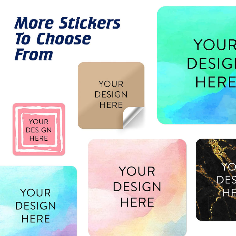 Custom Vinyl Stickers Your Image (100 Count)
