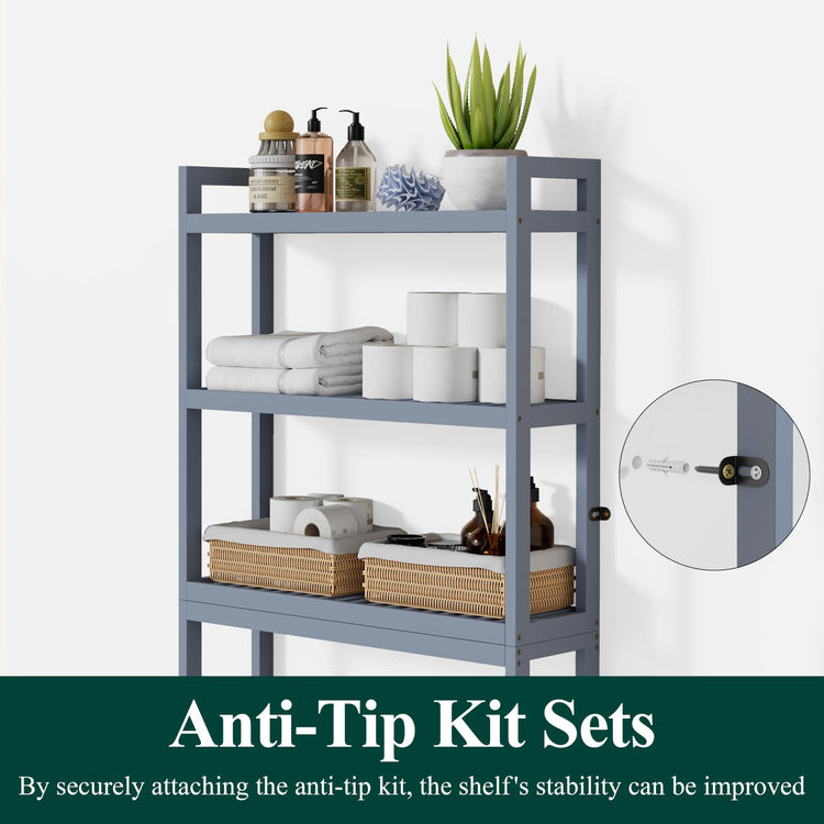 Bamboo Over The Toilet Storage Cabinet (3 Count)
