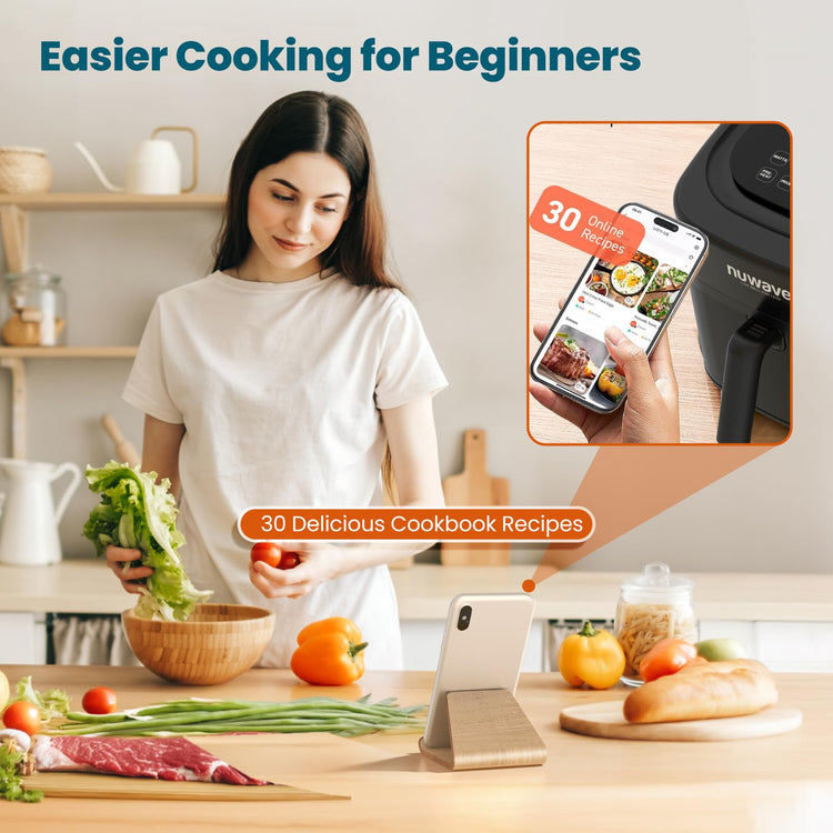 Brio 10-in-1 Air Fryer, 6 QT Capacity with Smart Probe