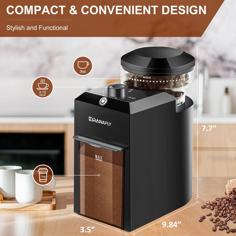 Electric Burr Coffee Grinder