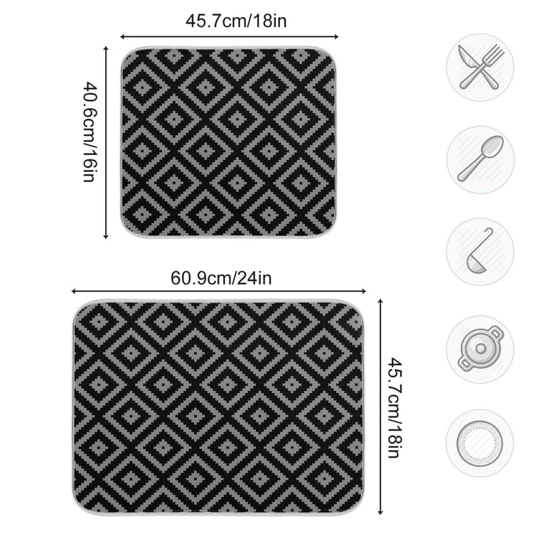 Super Absorbent Dish Drying Mat