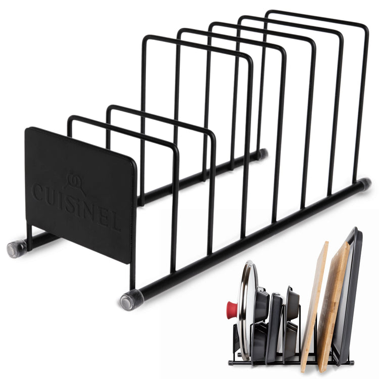 Pot Lid and Dish Organizer Rack