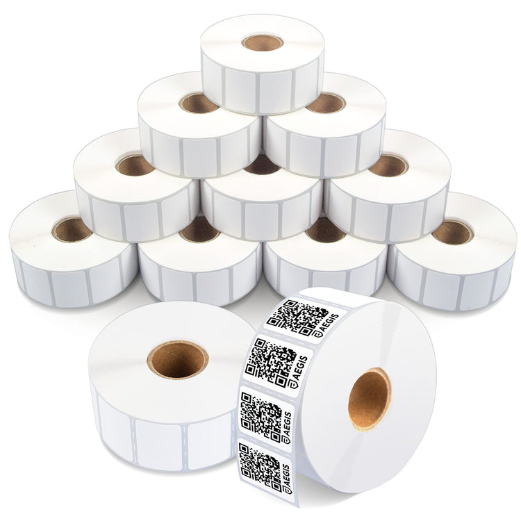 1.2" X 0.85" Direct Thermal Printer Labels