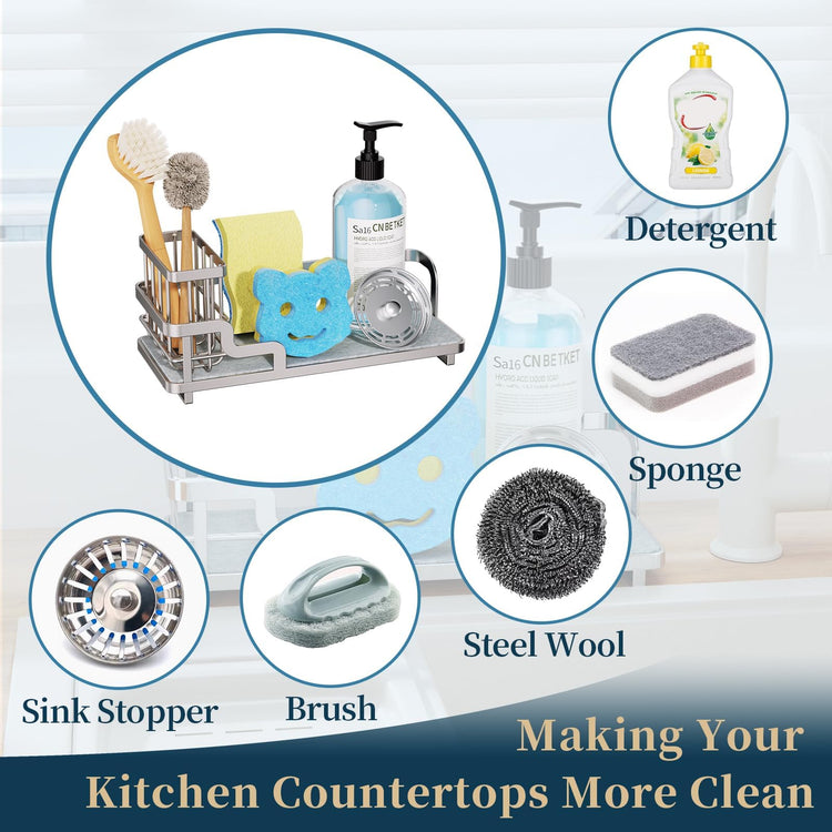 Sponge Holder for Kitchen Sink