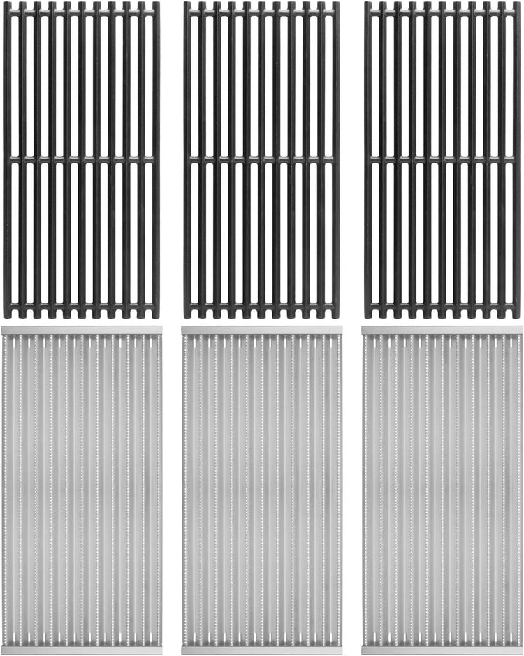 Grill Grates and Emitter Plates for Charbroil Commercial TRU-Infrared 3 Burner 463242516 463242515 466242515 466242615 463243016 463367516 463367016 466242516 463342620, G466-0025-W1A G466-2400-W1