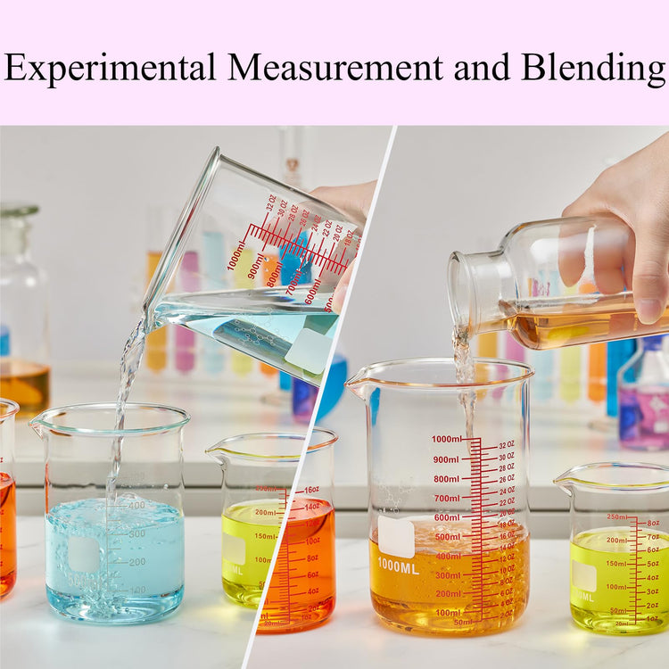 High Borosilicate Glass Measuring Cup Set