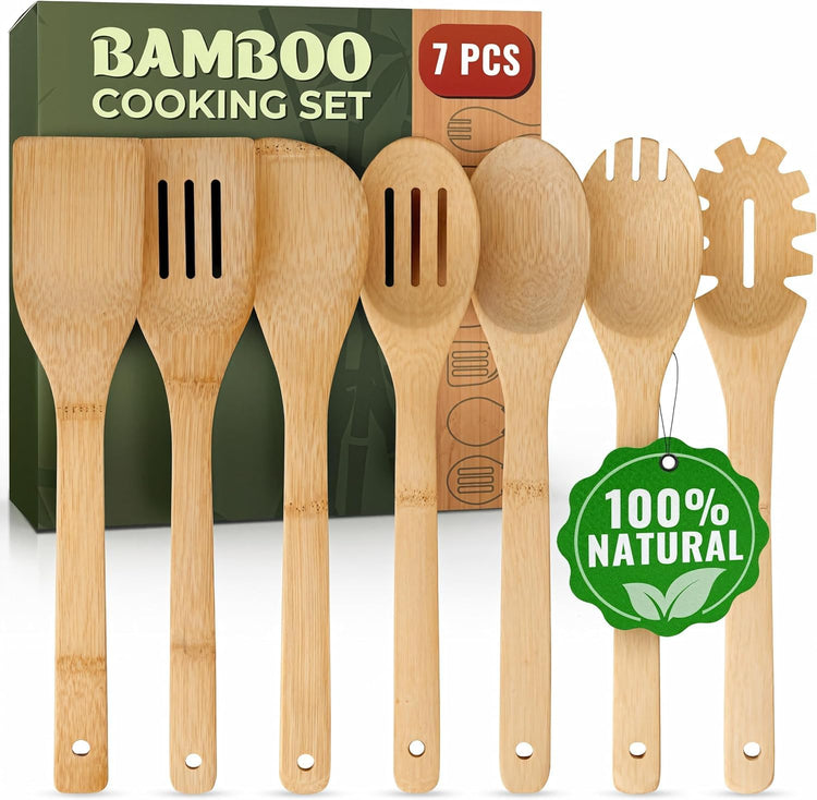 Wooden Utensil Set (7 Count)