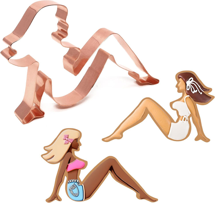Sexy Mudflap Girl Cookie Cutter 6 Inch Handcrafted in USA by The Fussy Pup